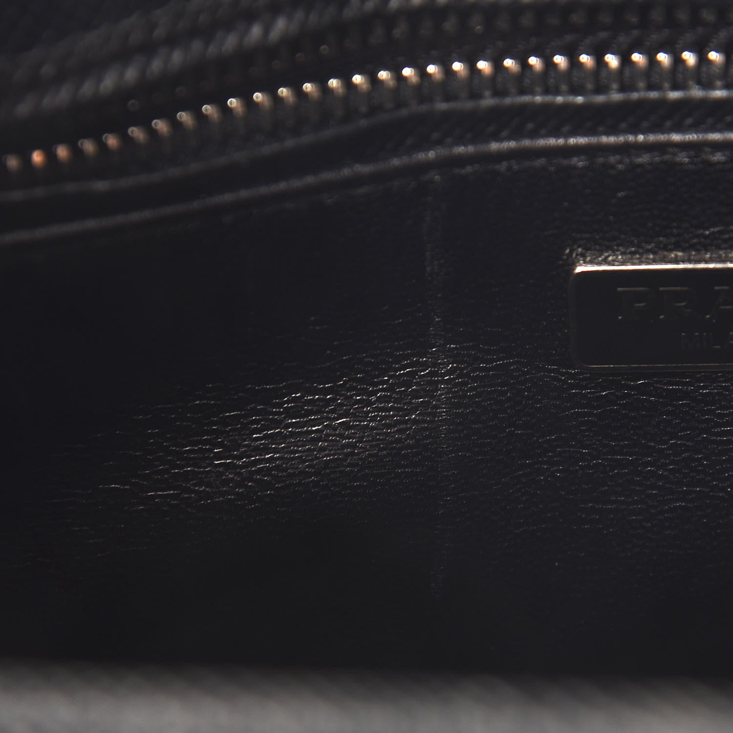 Prada Saffiano Cuir Small Twin Tote Black 7 of 9