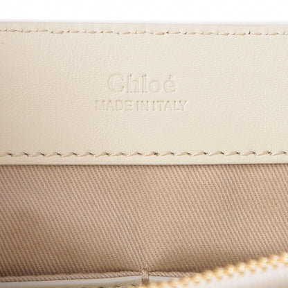 Chloe Smooth Calfskin Quilted Small Faye Day Shoulder Bag Natural White 6 of 7