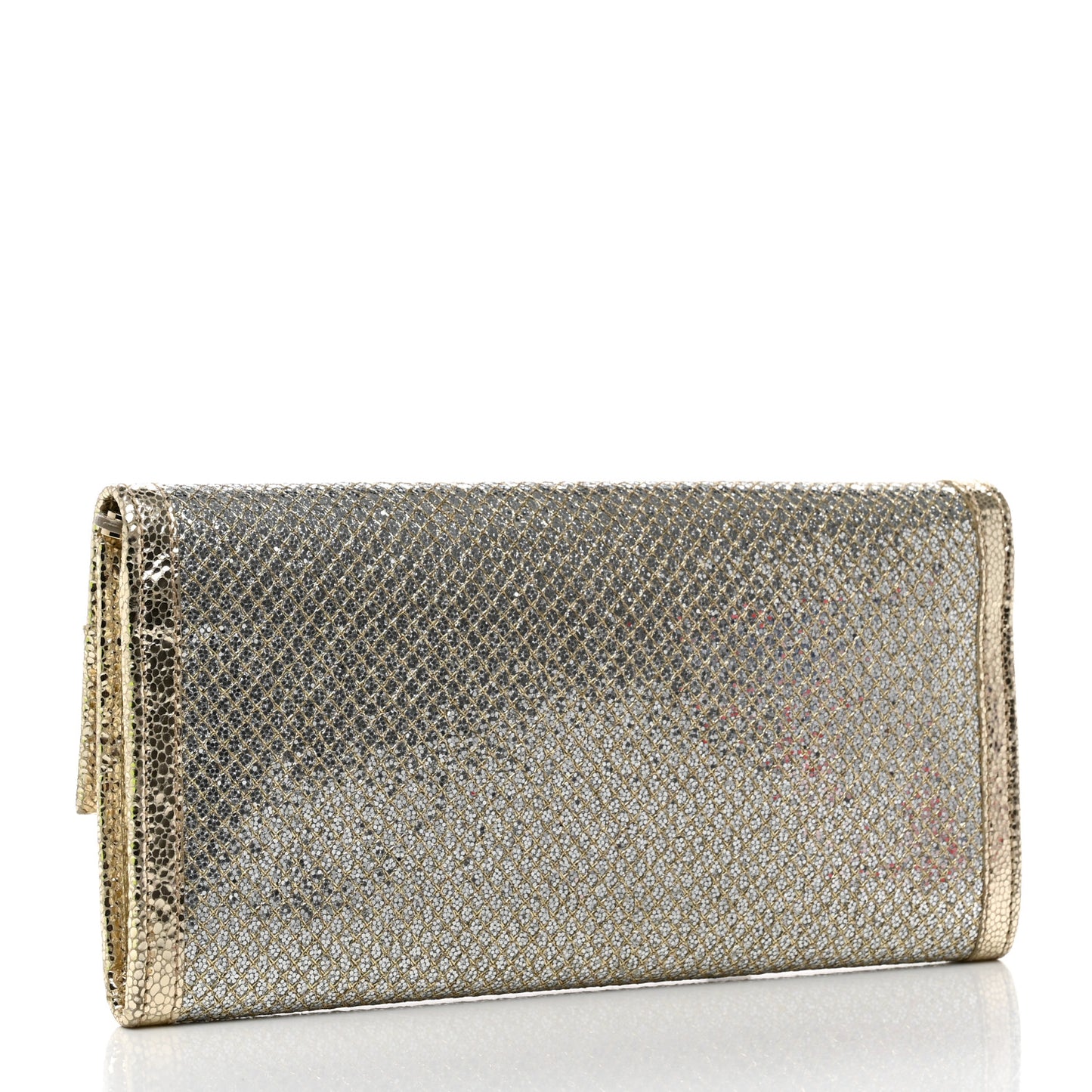 Glitter Fabric Reese Clutch Wallet Metallic