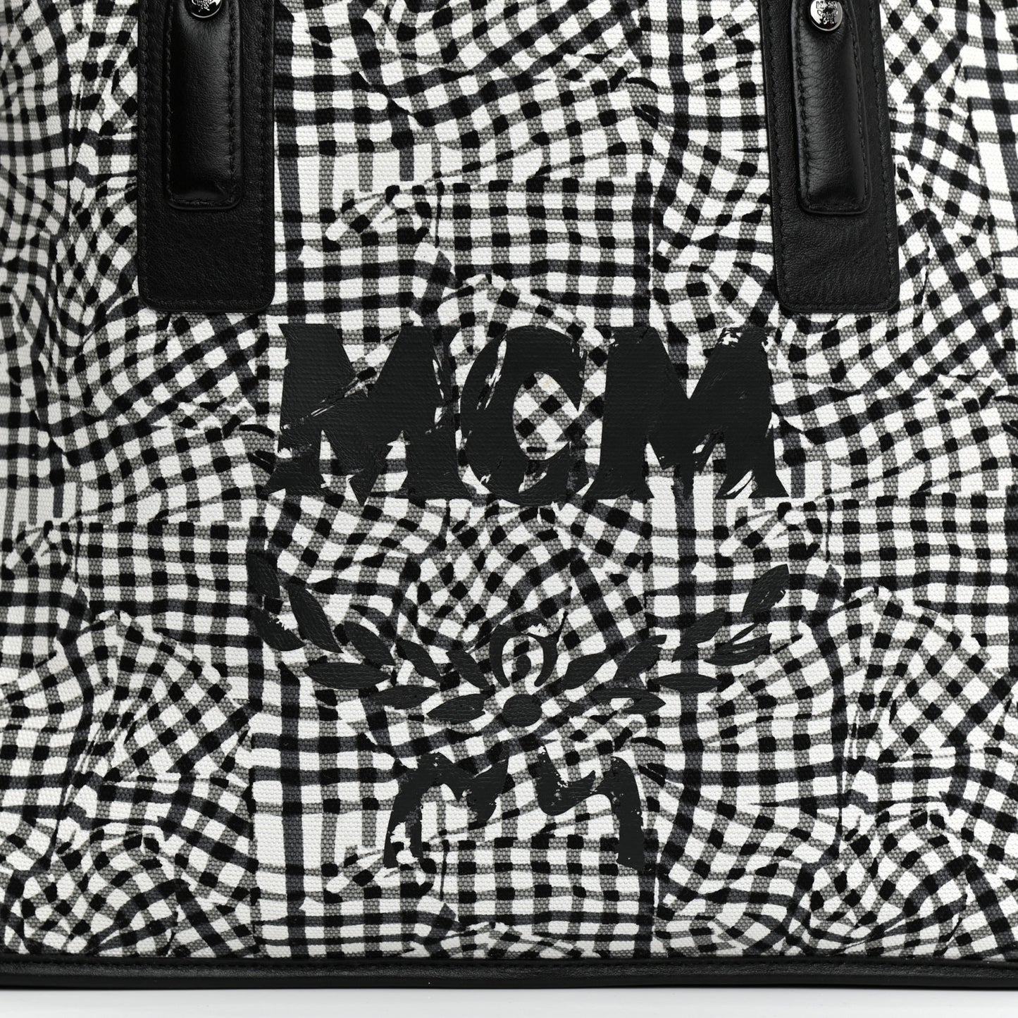 Visetos Medium Reversible Shopper Tote Black