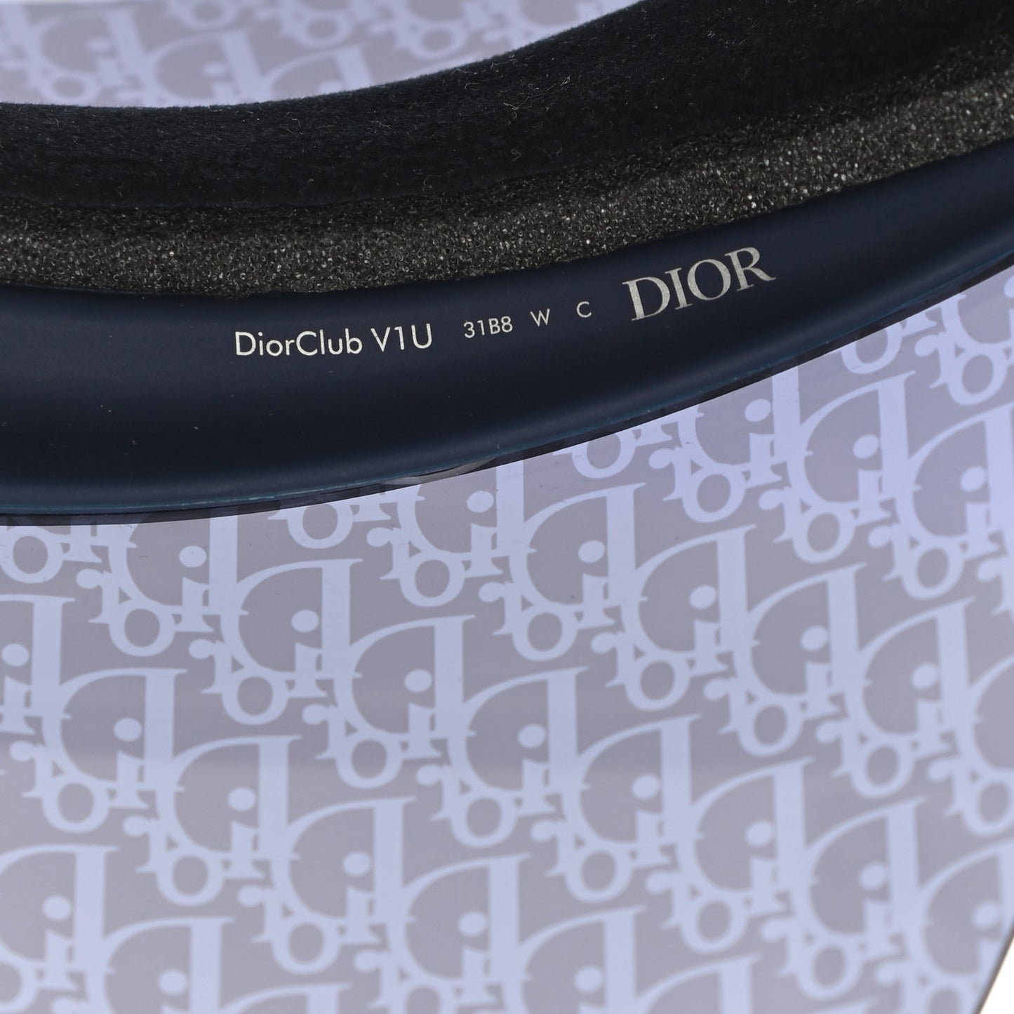 Oblique DiorClub V1U Sun Visor Blue