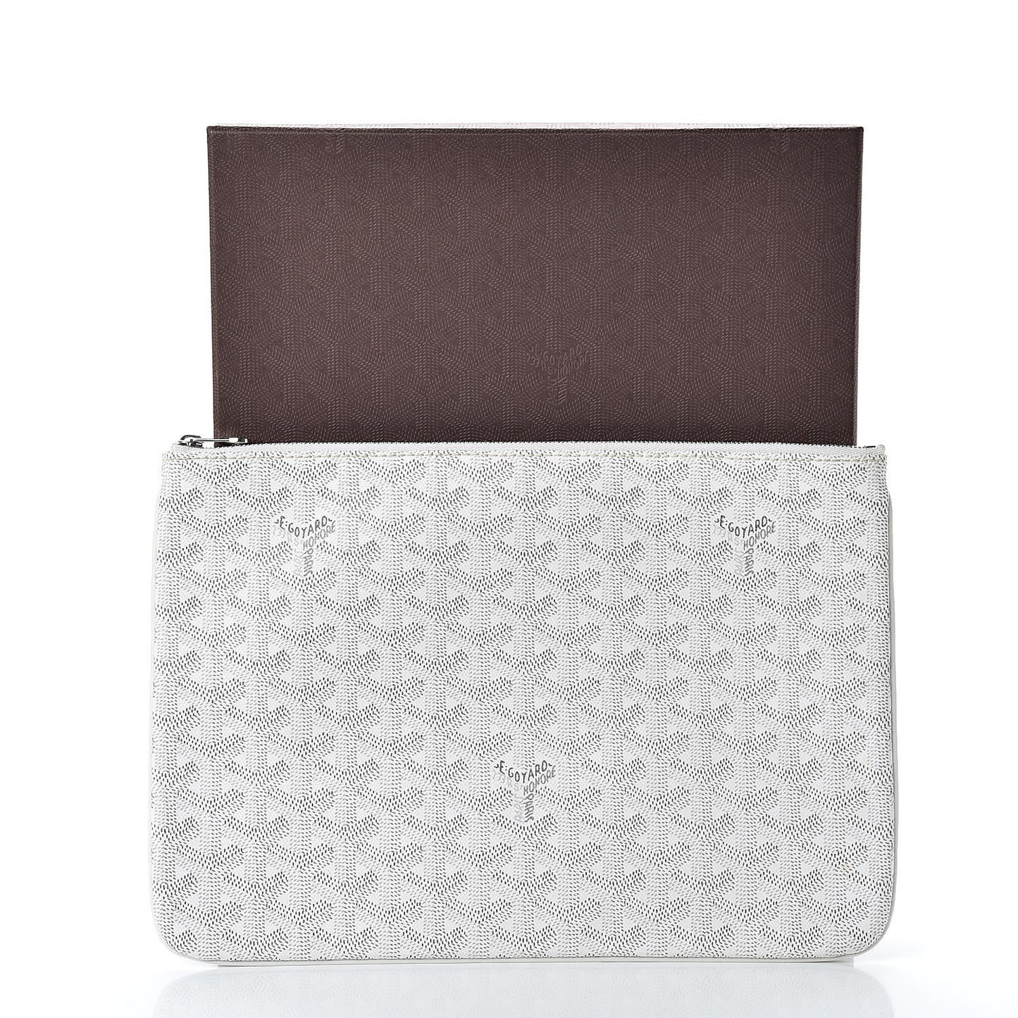 Goyardine Senat Pochette MM White