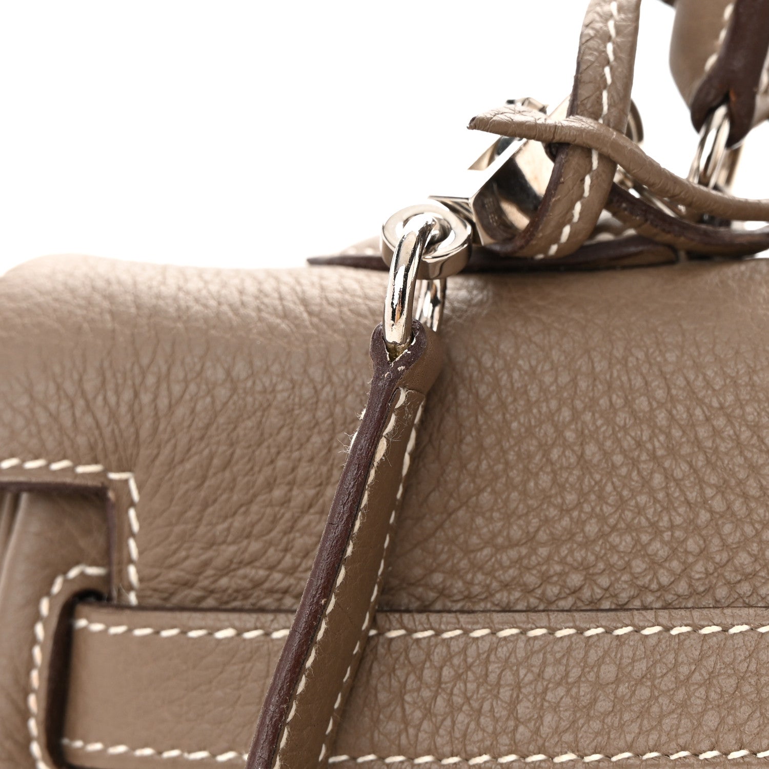 Hermes Taurillon Clemence Kelly Retourne 35 Etoupe 19 of 20