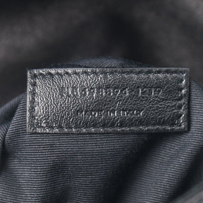 Saint Laurent Lambskin Matelasse Monogram Medium Niki Chain Satchel Black 7 of 9