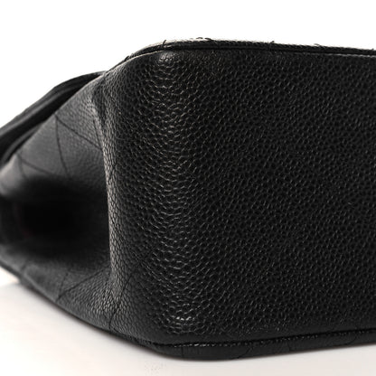 Chanel Caviar Quilted Jumbo Double Flap Black 9 of 11