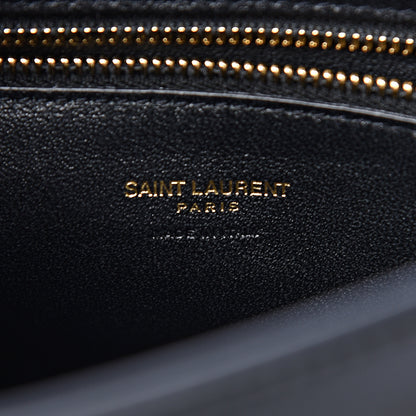 Saint Laurent Smooth Calfskin Small Monogram Cabas Black 7 of 11