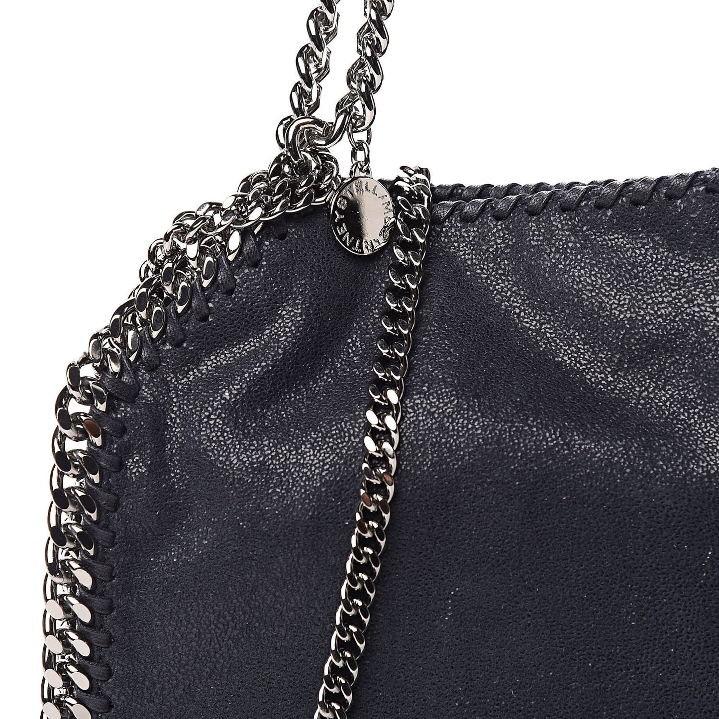 Shaggy Deer Mini Falabella Fold Over Navy