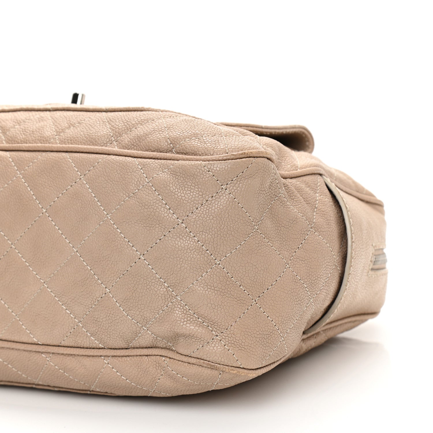Chanel Caviar Quilted Large Paradoxal Camera Case Beige 8 of 13