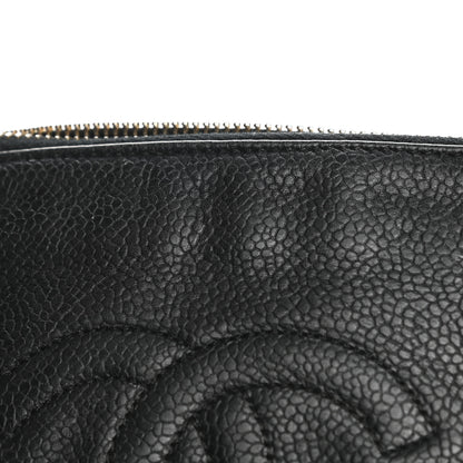 Chanel Caviar CC Cosmetic Pouch Black 11 of 12