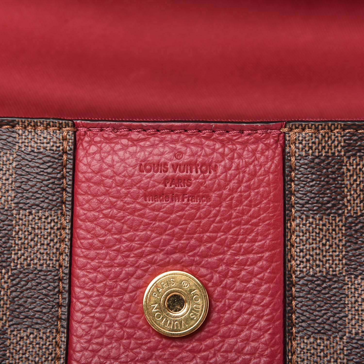 Louis Vuitton Damier Ebene Bond Street Lie De Vin 8 of 10