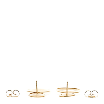 Marco Bicego 18K Yellow Gold Small Lunaria Drop Earrings 3 of 4