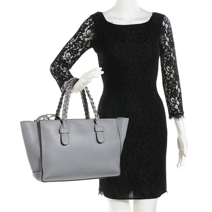 Valentino Garavani Grained Calfskin Small To Be Cool Tote Grigio Perla 2 of 8