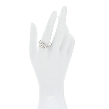 Cartier 18K White Gold Diamond Emerald Black Onyx Panthere de Cartier Ring 62 10 2 of 7
