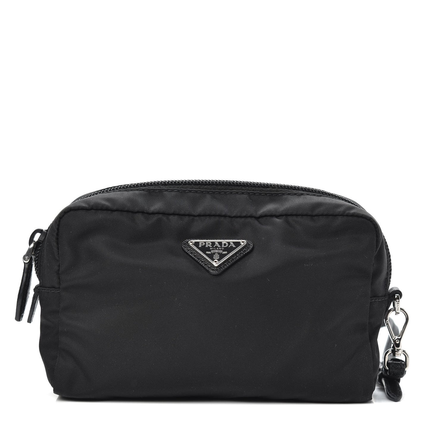 Nylon Vela Cosmetic Pouch Black