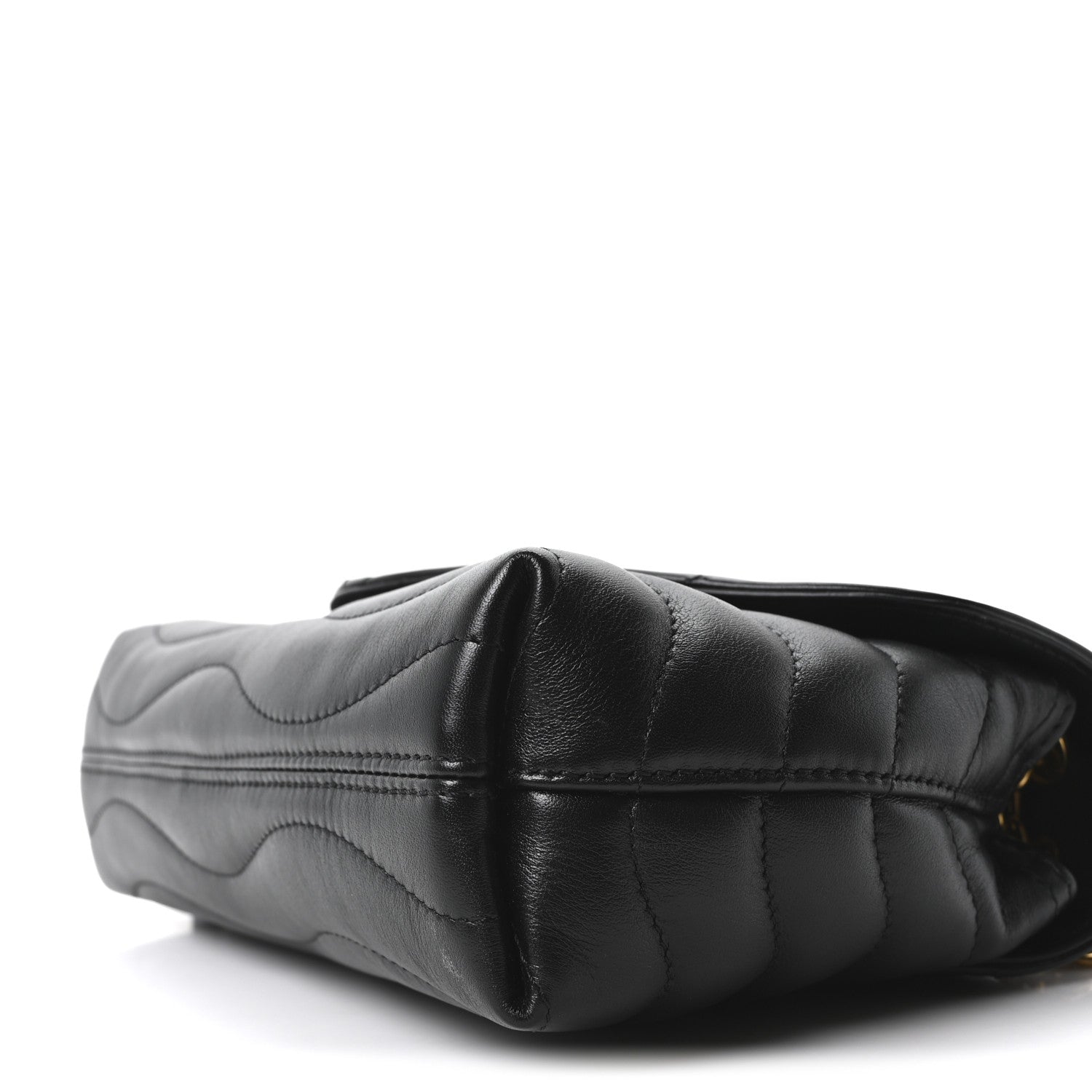 Louis Vuitton Calfskin LV New Wave Chain Bag Black 9 of 9