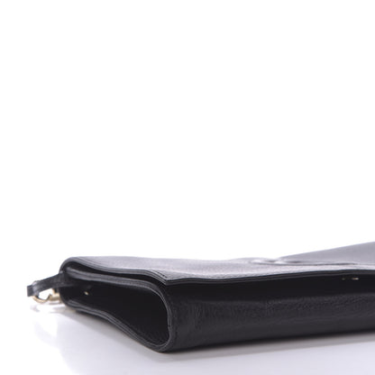 Gucci Pebbled Calfskin Medium Soho Clutch Black 6 of 9