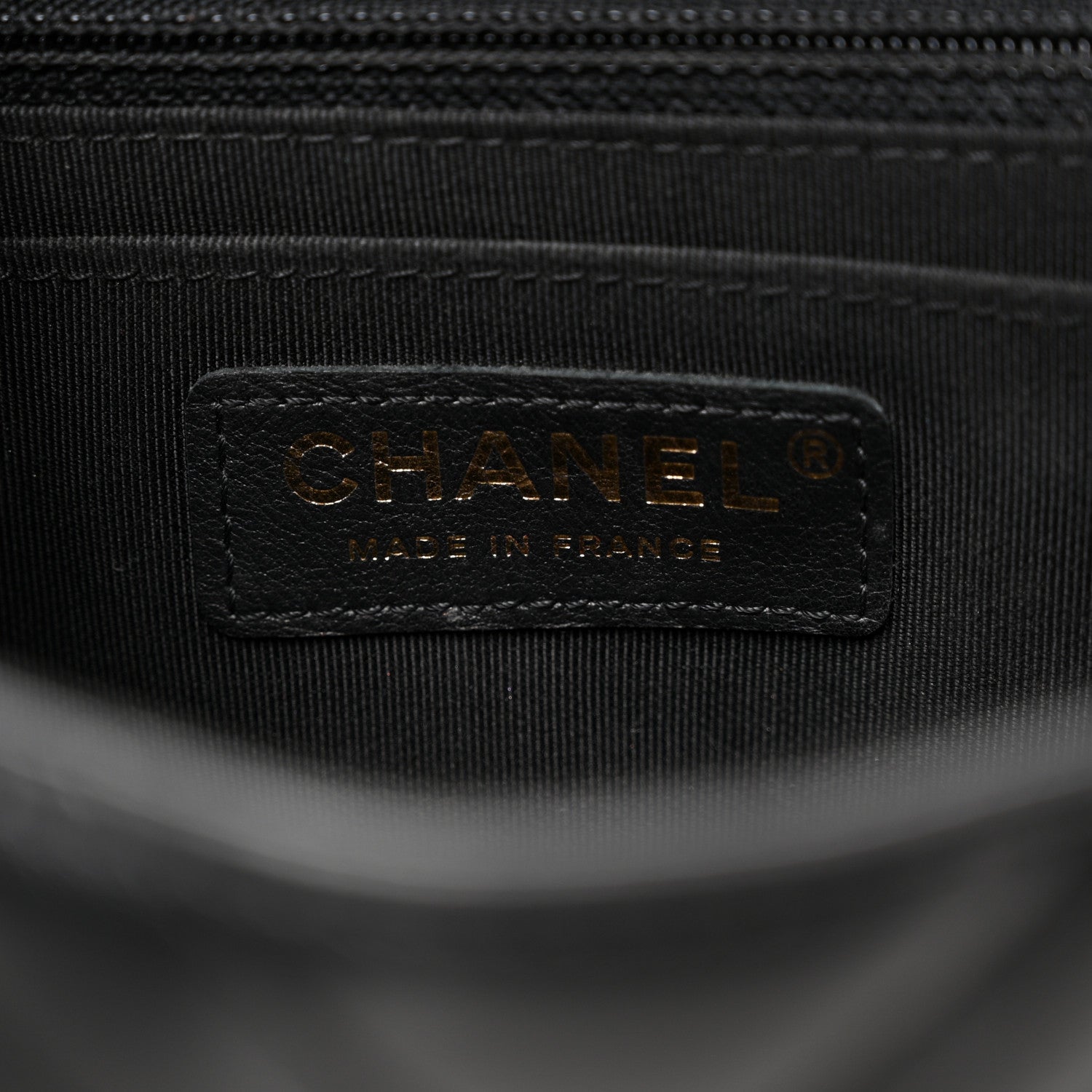 Chanel Calfskin Chevron Quilted Mini Statement Flap Black 6 of 11