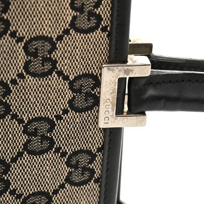 Gucci Monogram Bardot Bag Black 14 of 15
