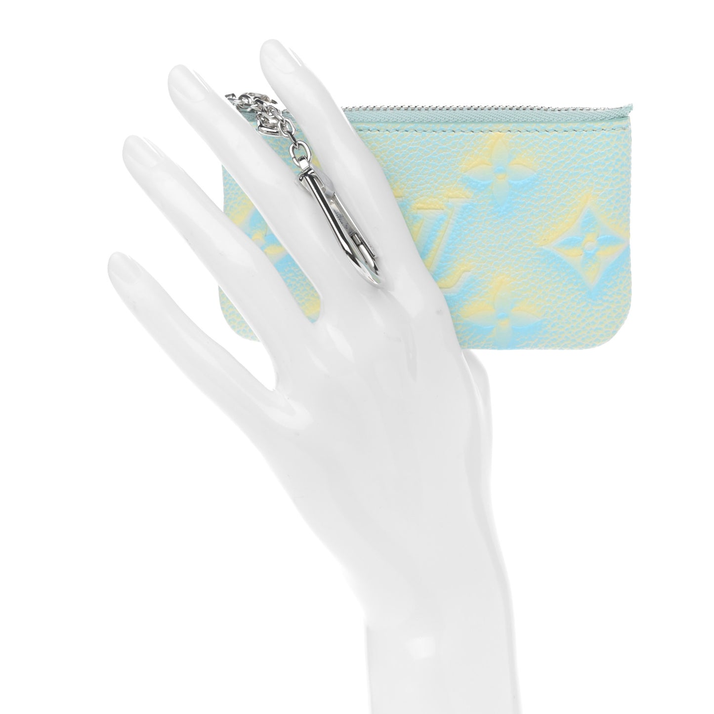 Empreinte Monogram Summer Stardust Key Pouch Water Green