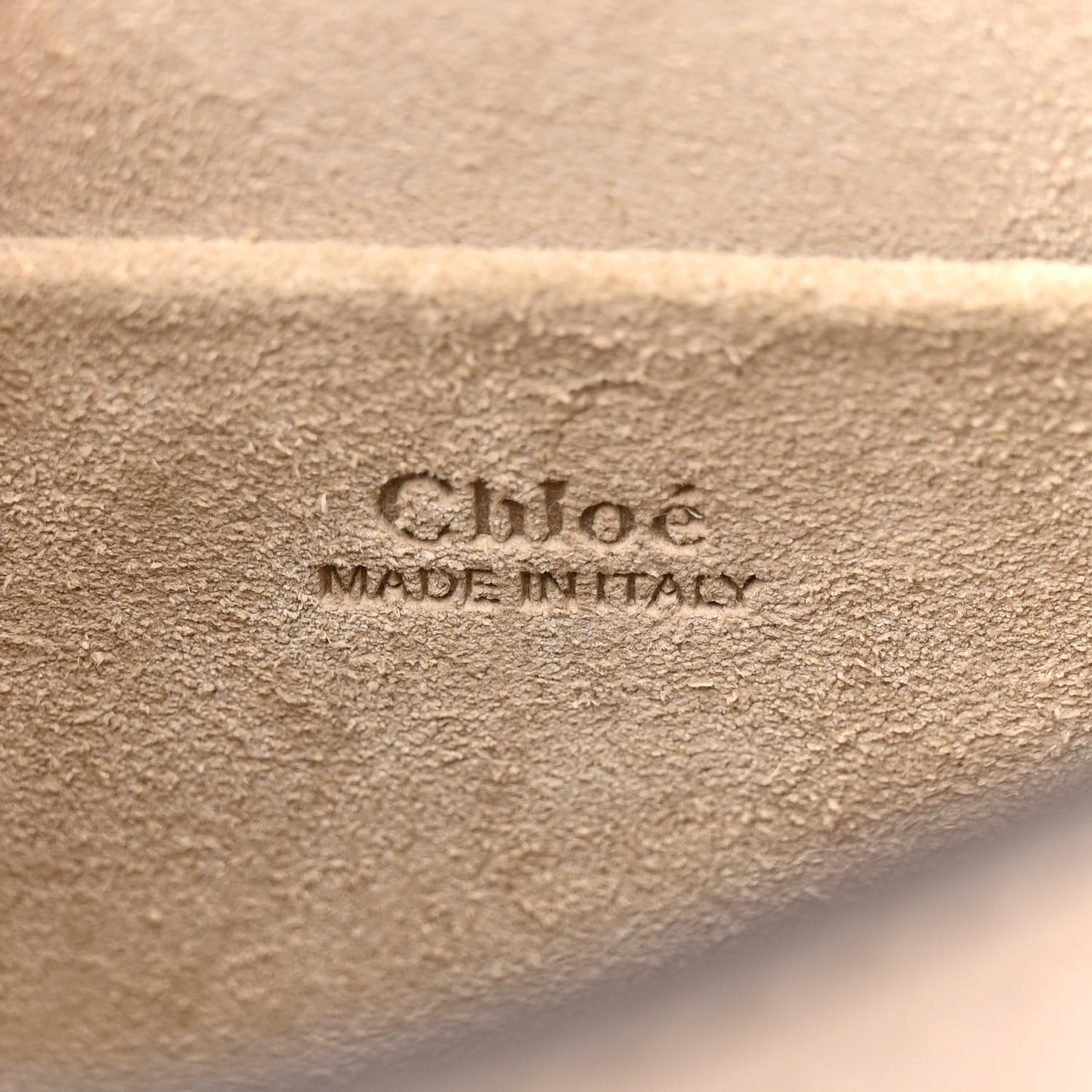 Calfskin Suede Small Nile Bracelet Bag Motty Grey