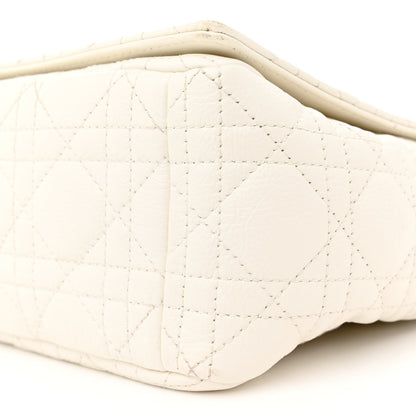Christian Dior Grained Calfskin Cannage Large Caro Bag Latte 10 of 13