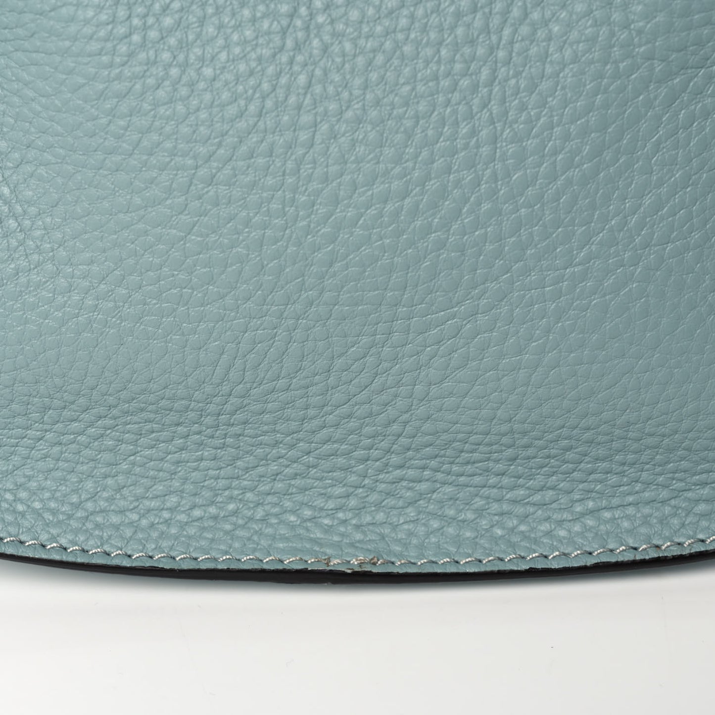 Calfskin Mini Marcie Satchel Mint Blue