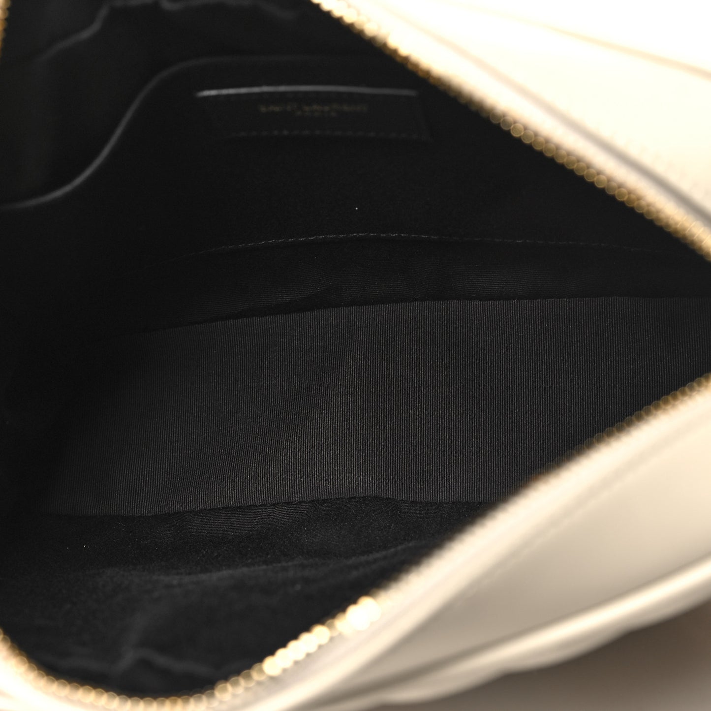 Calfskin Matelasse Monogram Lou Camera Bag Crema Soft