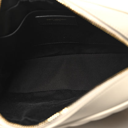 Saint Laurent Calfskin Matelasse Monogram Lou Camera Bag Crema Soft 5 of 10