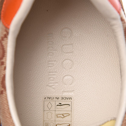 Gucci GG Monogram Suede Web Mens G74 Sneakers 7 Beige Ruggine Cuir 13 of 18