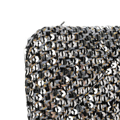 Chanel Sequins Medium 19 Pouch Silver 8 of 12
