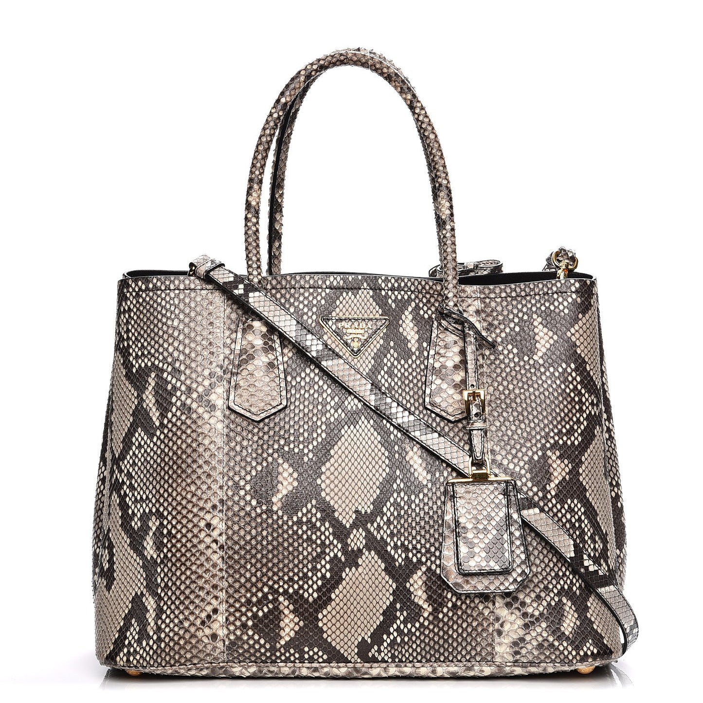 Python Large Double Bag Roccia