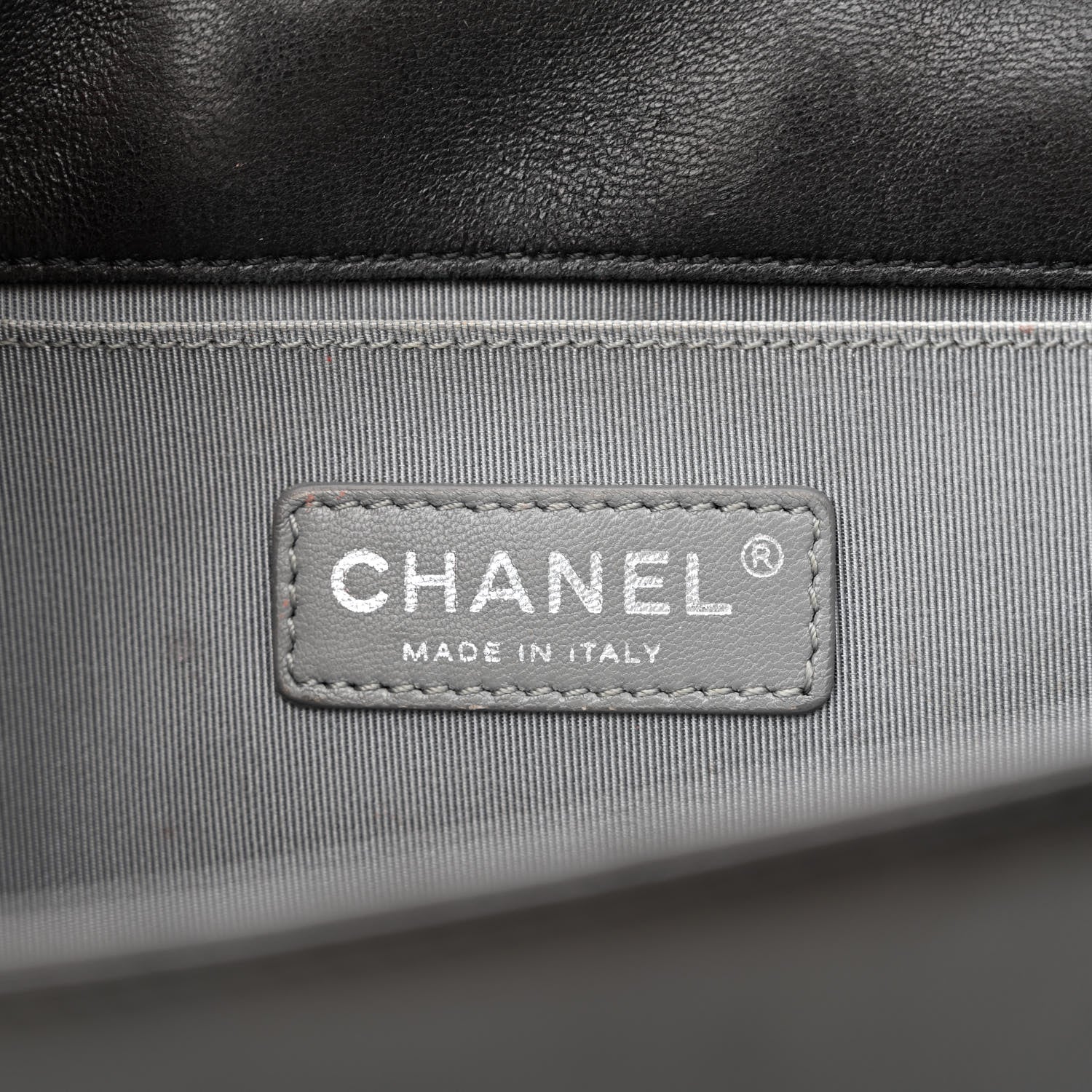 Chanel Lambskin Quilted Medium Boy Flap Black 6 of 13
