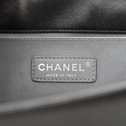 Chanel Lambskin Quilted Medium Boy Flap Black 6 of 13
