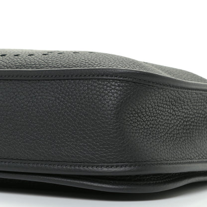 Hermes Taurillon Clemence Evelyne III PM Black 7 of 9