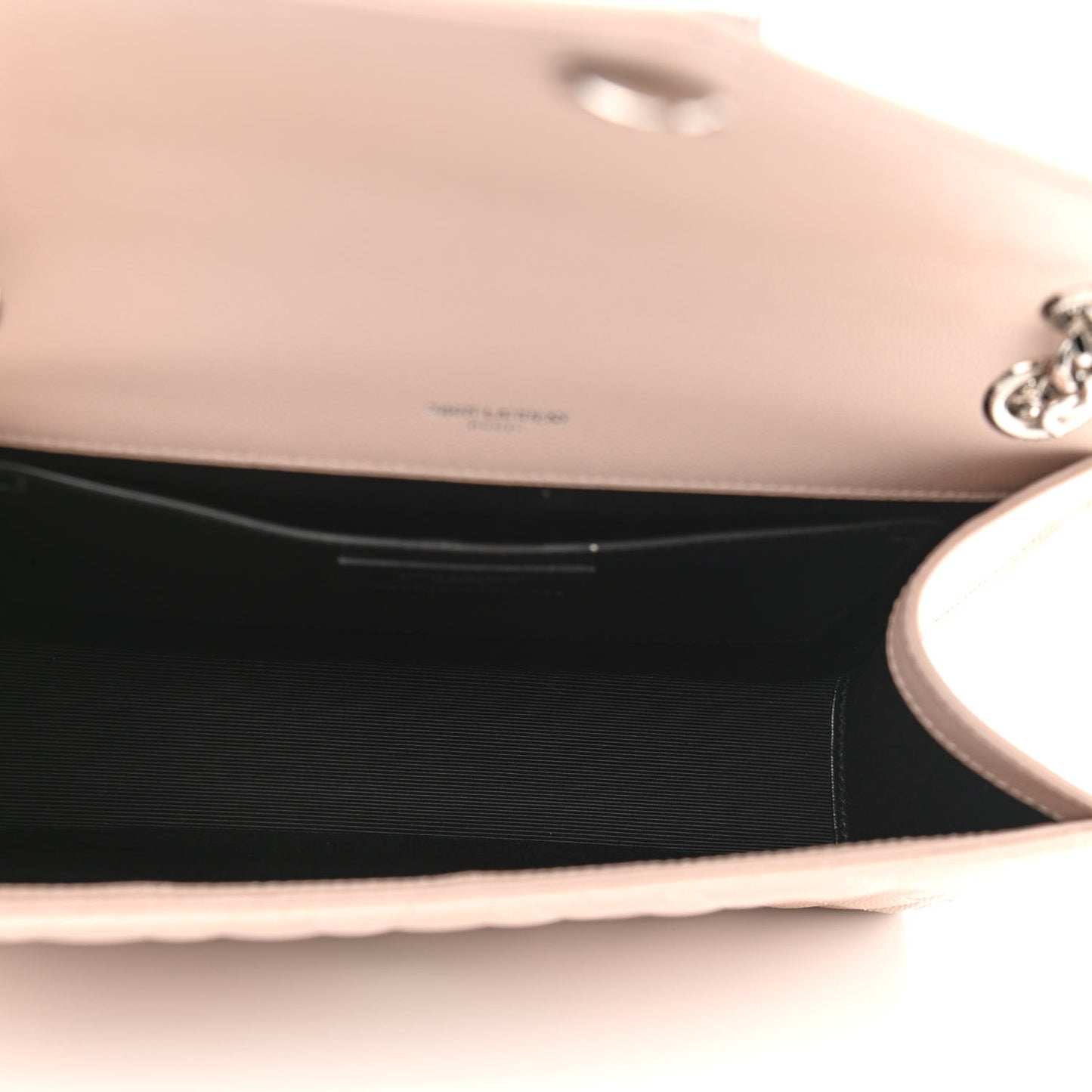 Grain De Poudre Textured Mixed Matelasse Medium Triquilt Monogram Satchel Marble Pink