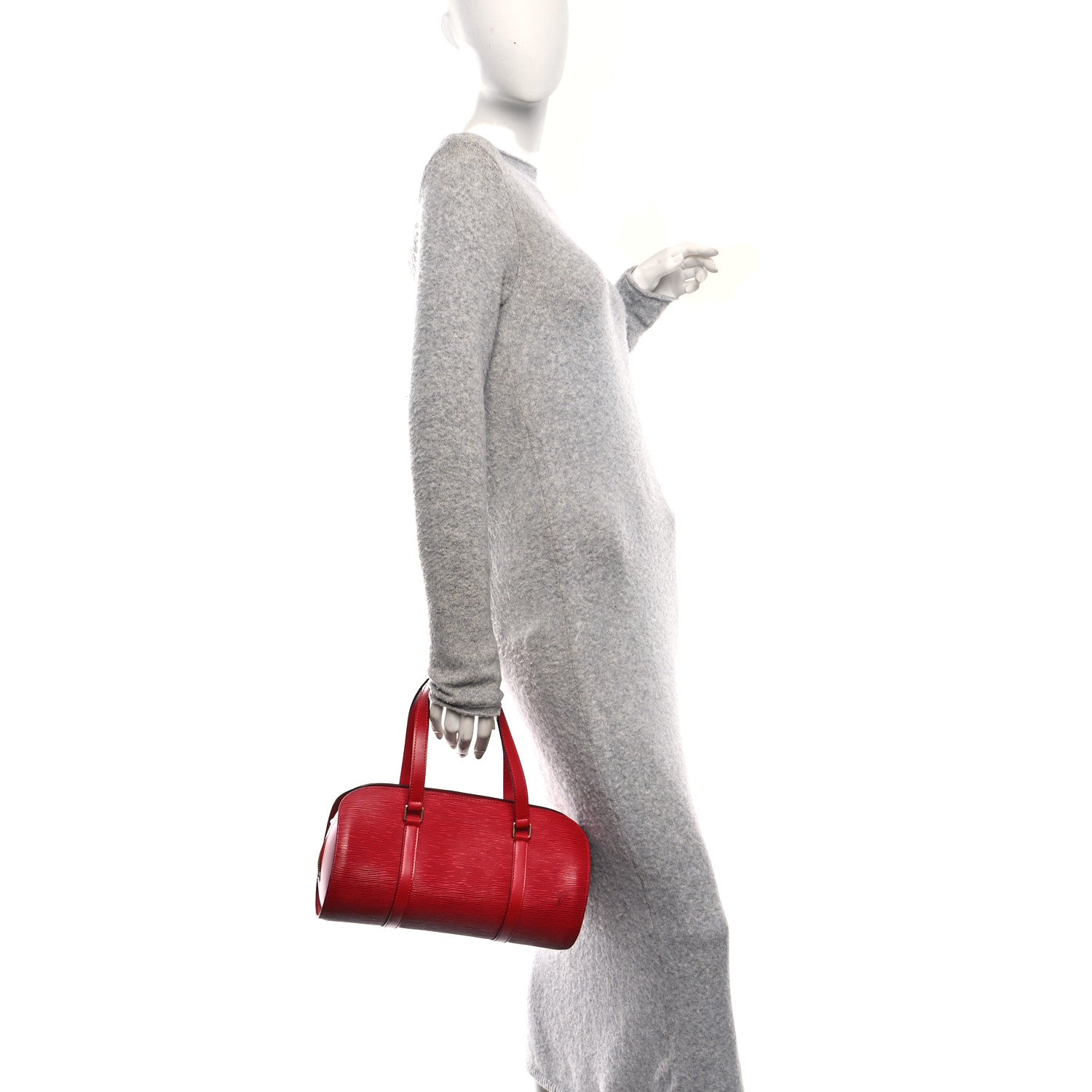 Louis Vuitton Epi Soufflot Castillan Red 2 of 10
