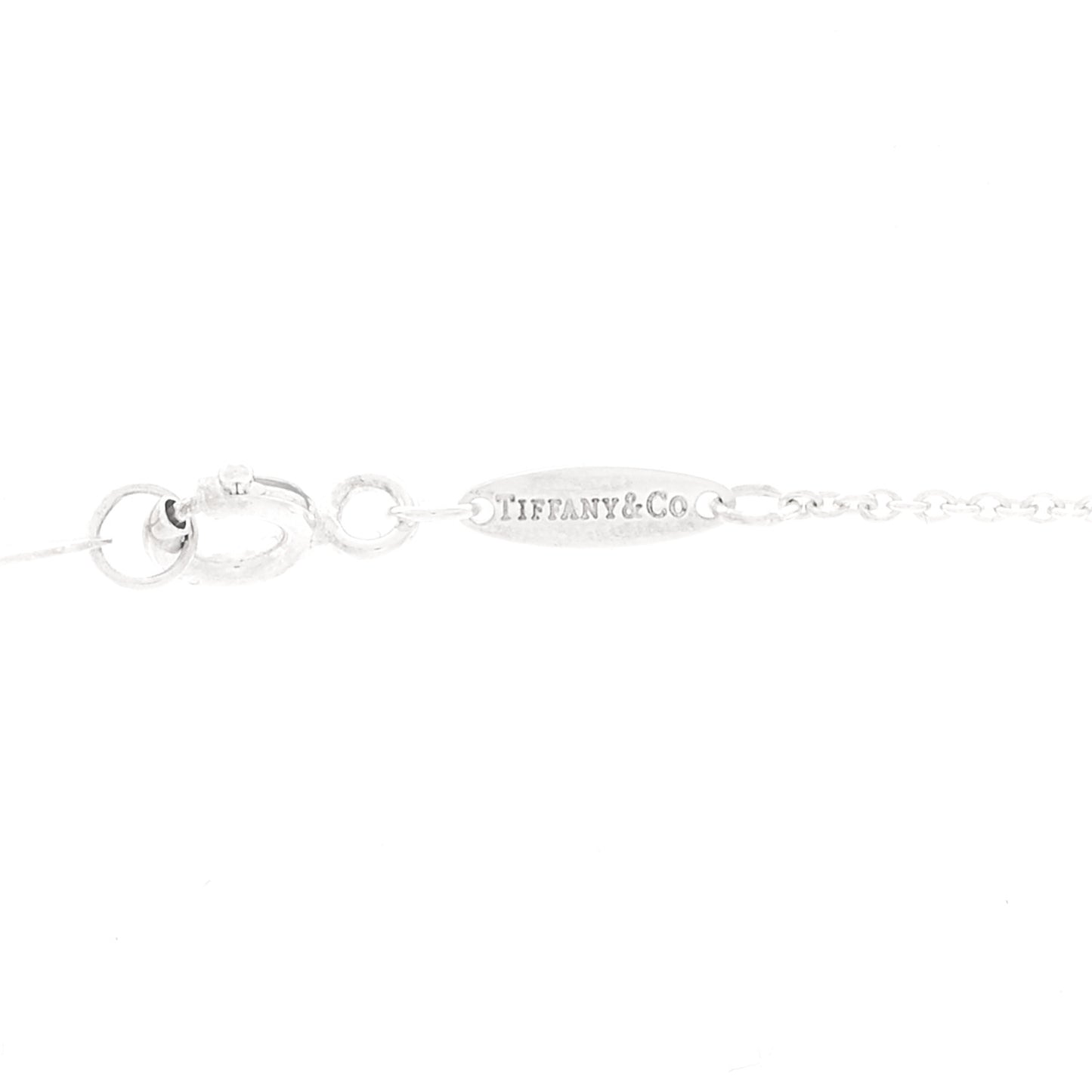 Sterling Silver 15mm Elsa Peretti Teardrop Pendant Necklace