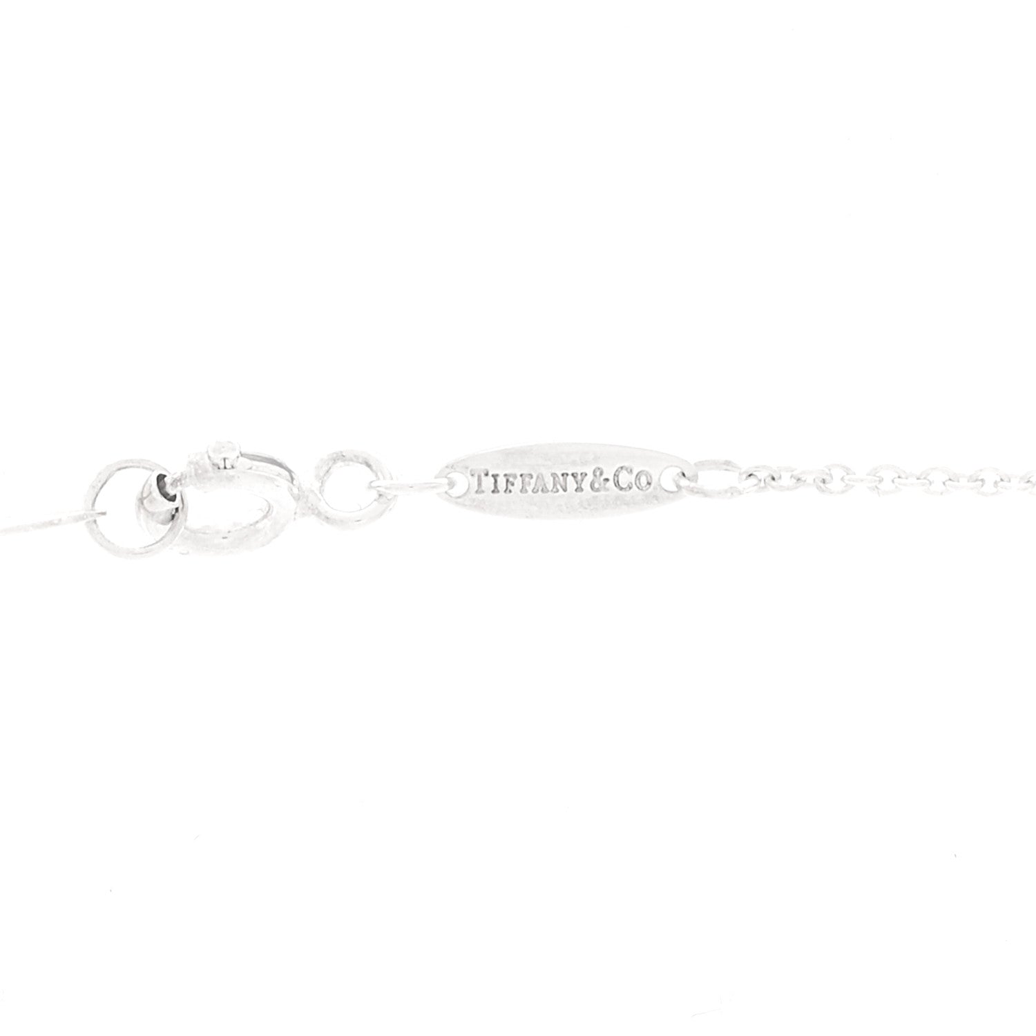 Tiffany Sterling Silver 15mm Elsa Peretti Teardrop Pendant Necklace 5 of 7