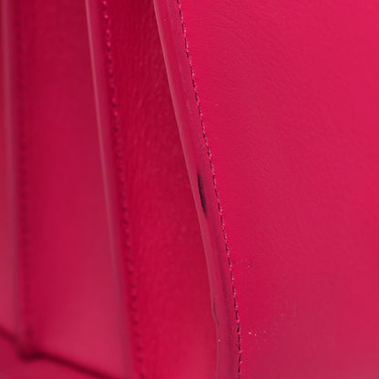 Saint Laurent Calfskin Small Sac De Jour Lipstick Fuchsia 13 of 13