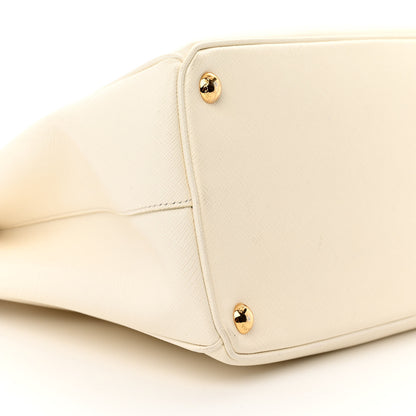 Prada Saffiano Medium Galleria Double Zip Tote Talco 12 of 24