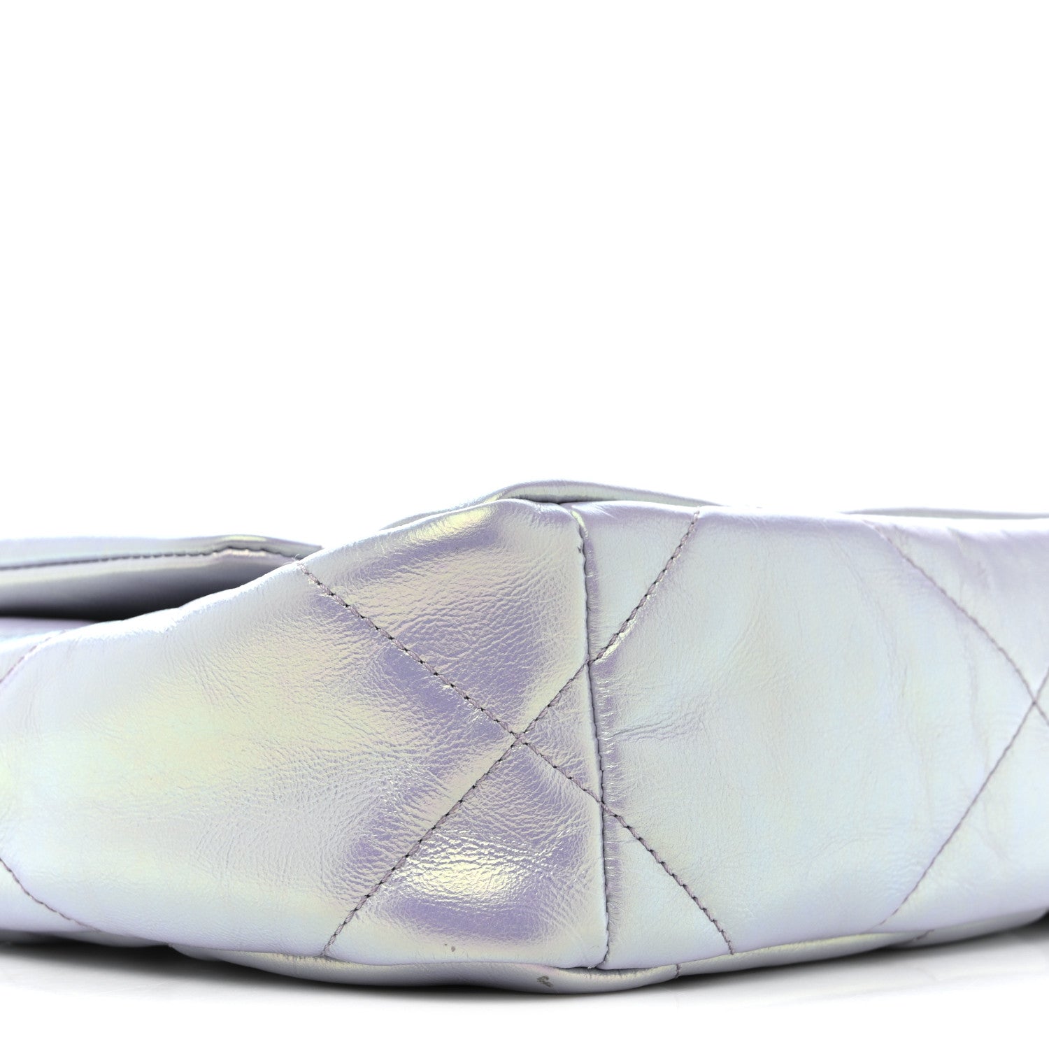 Chanel Iridescent Calfskin Quilted Medium Chanel 19 Flap Light Purple Blue 9 of 11
