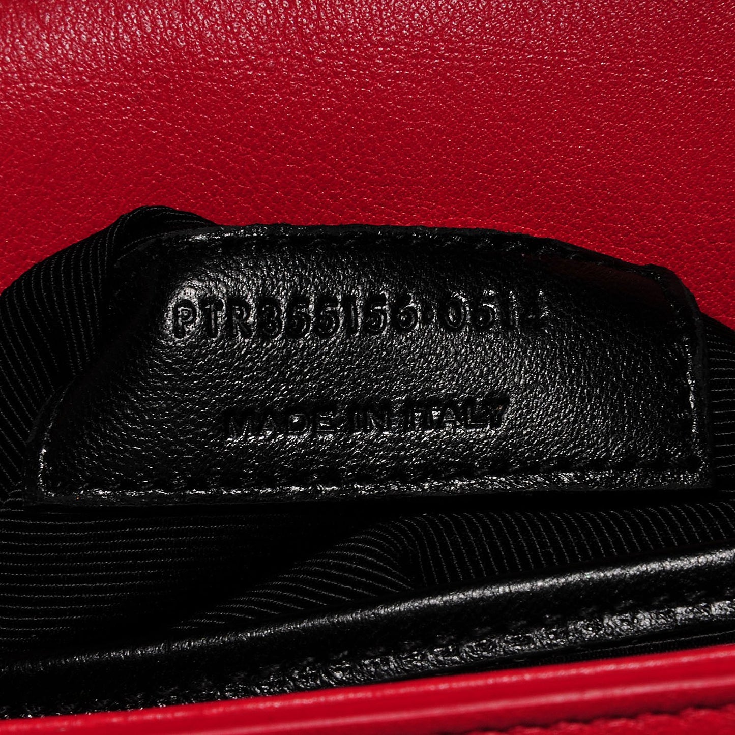 Calfskin Medium Moujik Top Handle Bag Lipstick Red