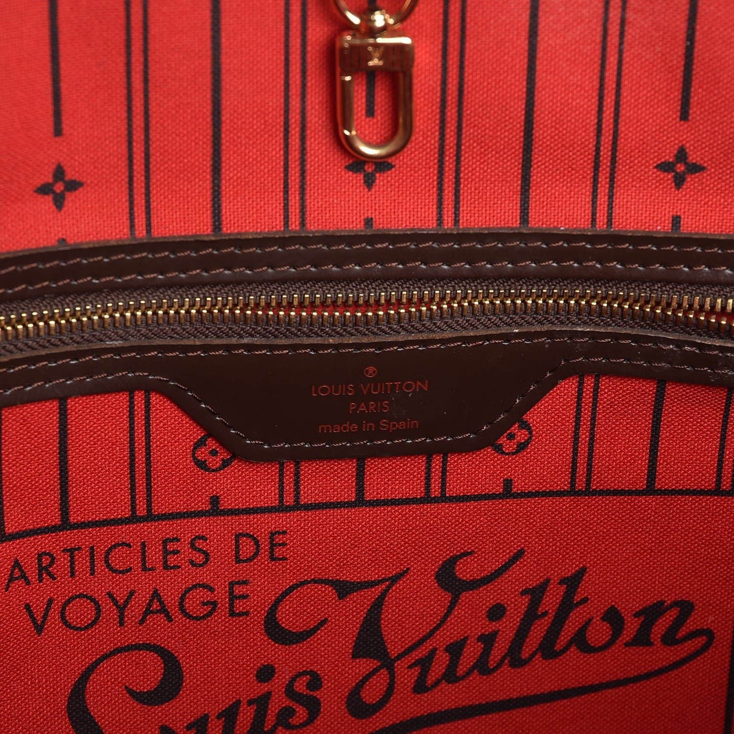 Louis Vuitton Damier Ebene Neverfull MM 6 of 15