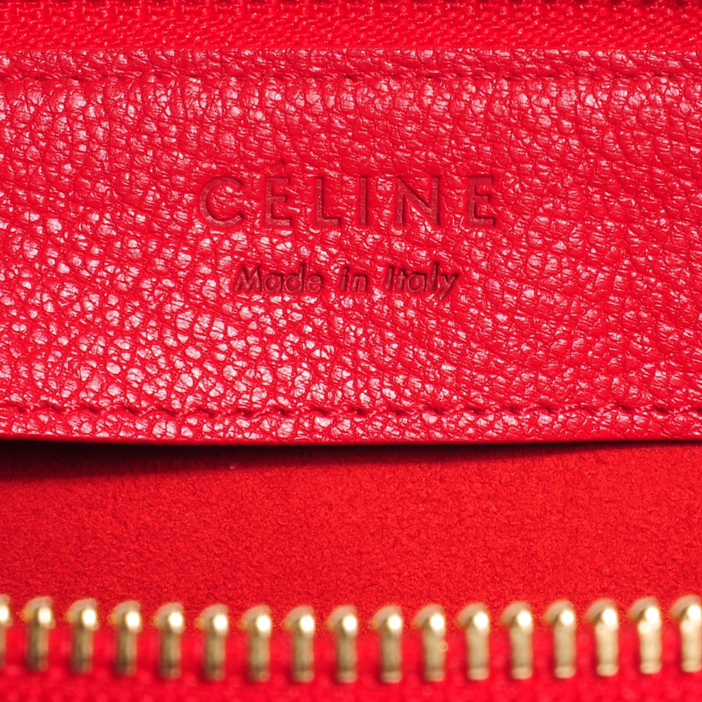 Goatskin Large Trio Crossbody Bag Scarlet