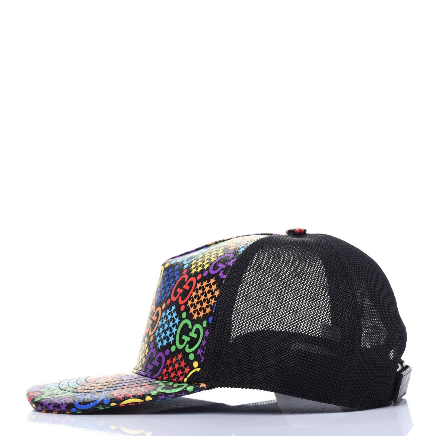 GG Supreme Monogram Psychedelic Baseball Hat XL 60 Black