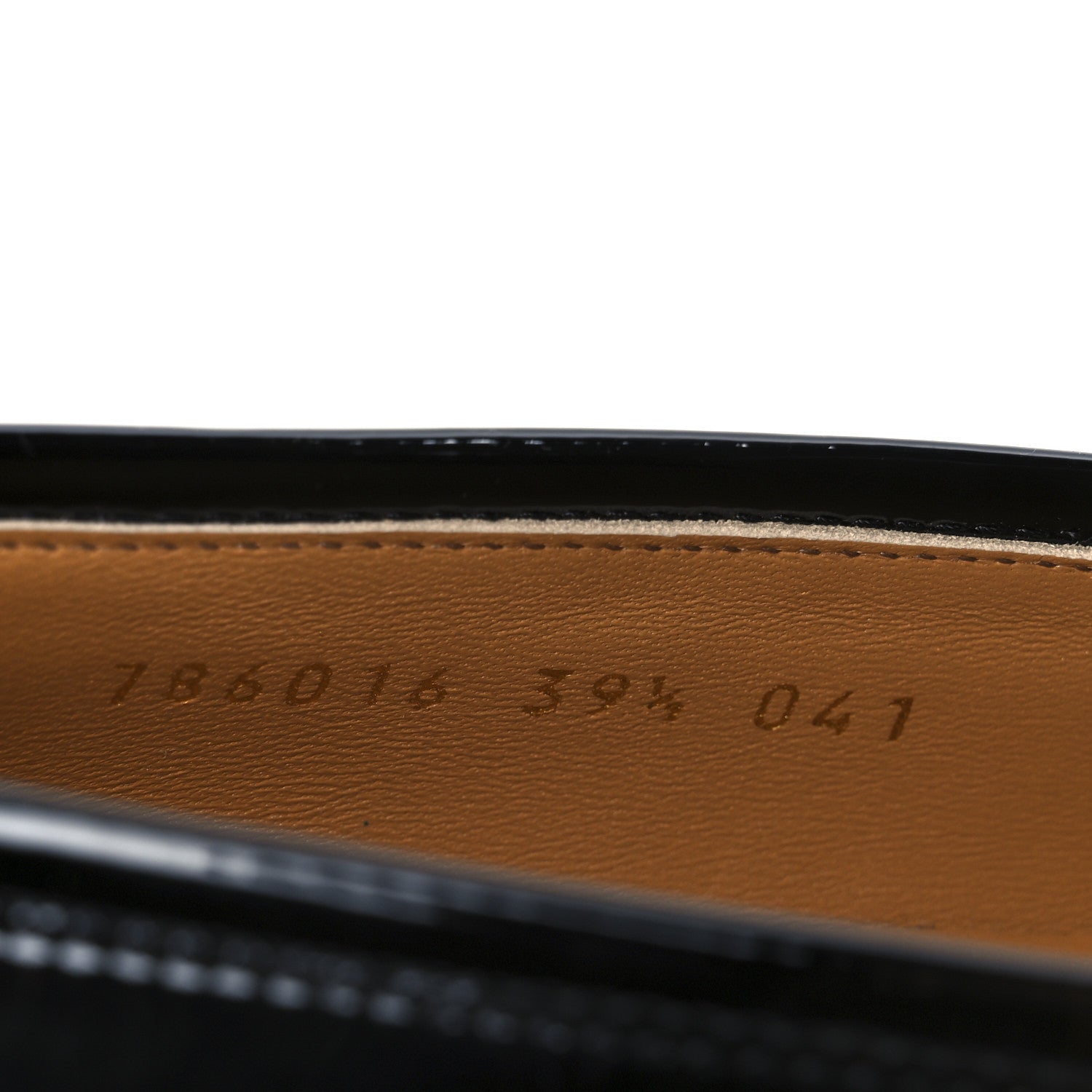 Gucci Patent Womens Jordaan Loafers 39.5 Black 9 of 12