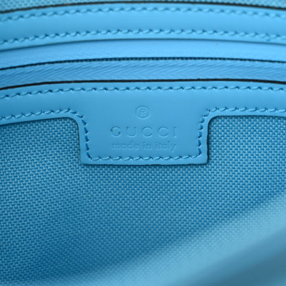 Gucci Rubber Effect Monogram GG Crossbody Bag Bright Blue 6 of 11