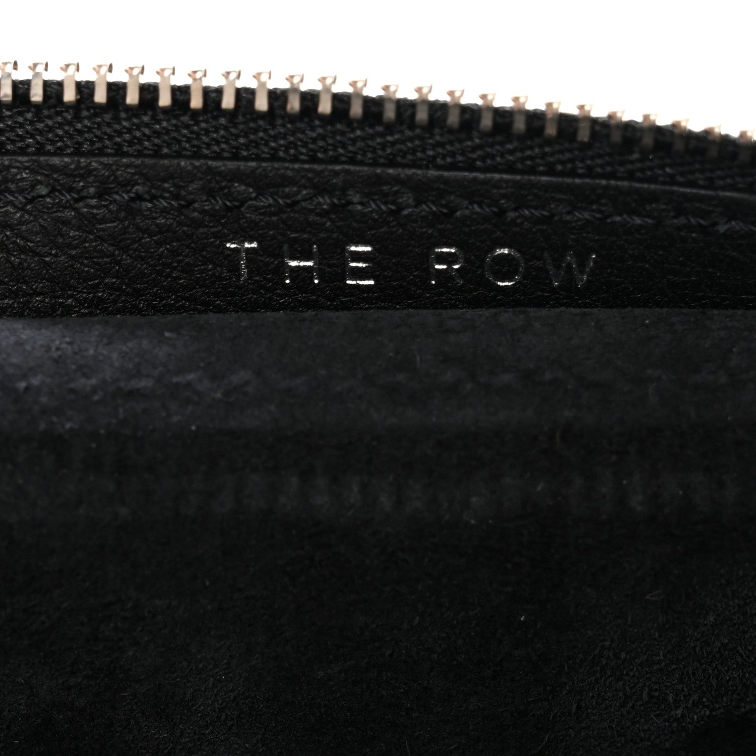 The Row Grained Calfskin Small Slouchy Banana Bag Black 6 of 10