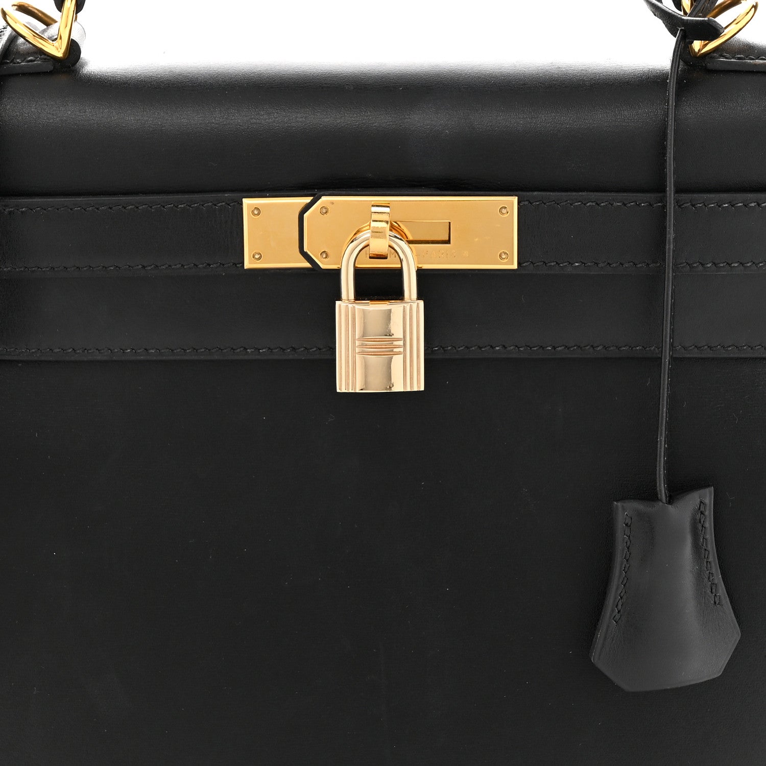 Hermes Box Kelly Sellier 28 Black 8 of 14