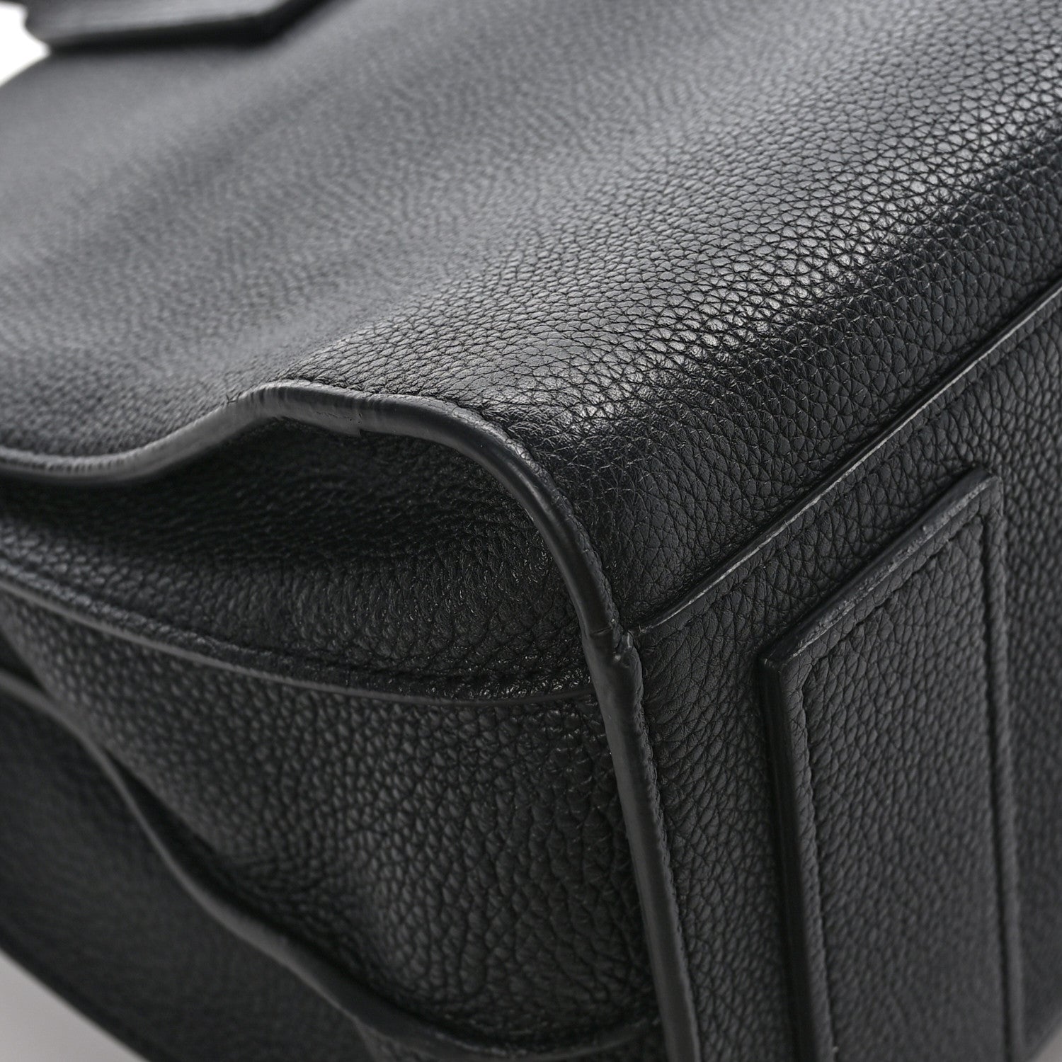 Saint Laurent Grained Calfskin Medium Souple Sac De Jour Black 11 of 12